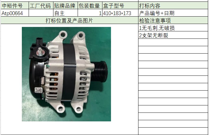 Dynamo(14V-210A)