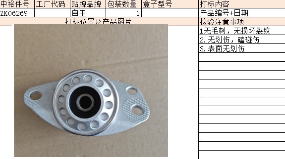 Rear Shock Absorber Cover