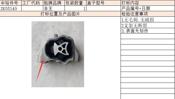 Engine Mount Rubber