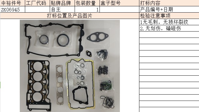 Engine Overhaul Kit