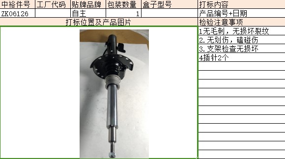 Left Front Shock Absorber