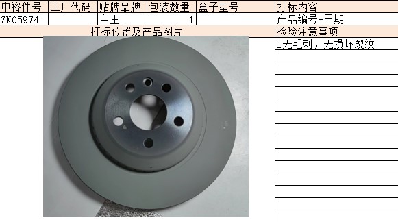 Rear Brake Disc