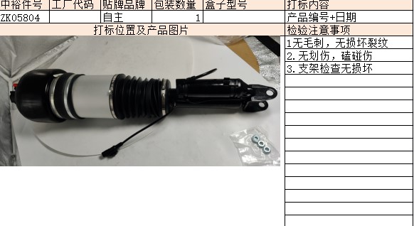 Right Front Shock Absorber