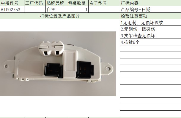 Blower Resistor