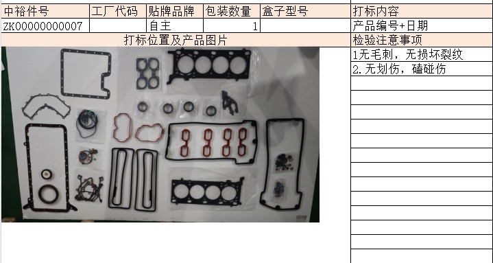 Engine Overhaul Kit