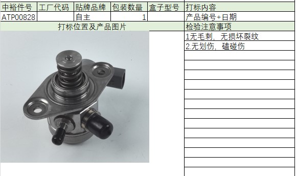 High Pressure Oil Pump