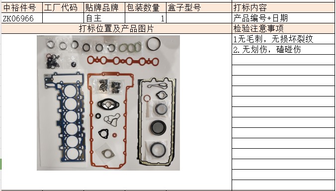 Engine Overhaul Kit