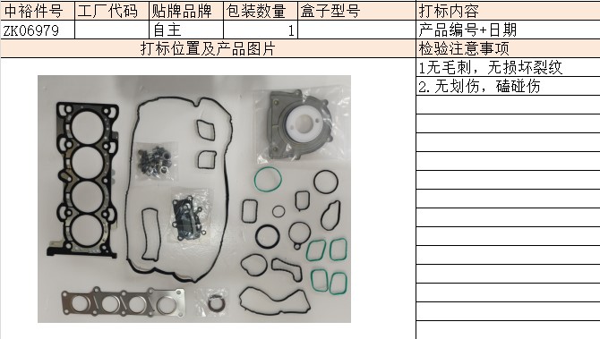 Engine Overhaul Kit