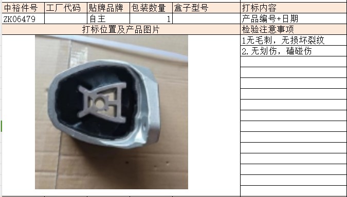 Engine Mount Rubber