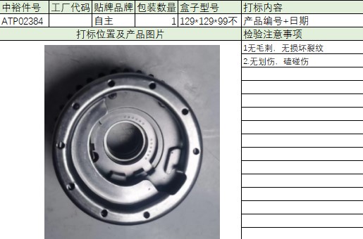 Right Exhaust Camshaft Gear