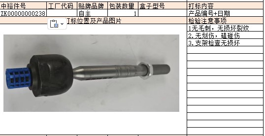 Steering Gear Inner Ball Joint (Left/Right)