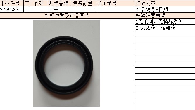 Oil Pump Seal