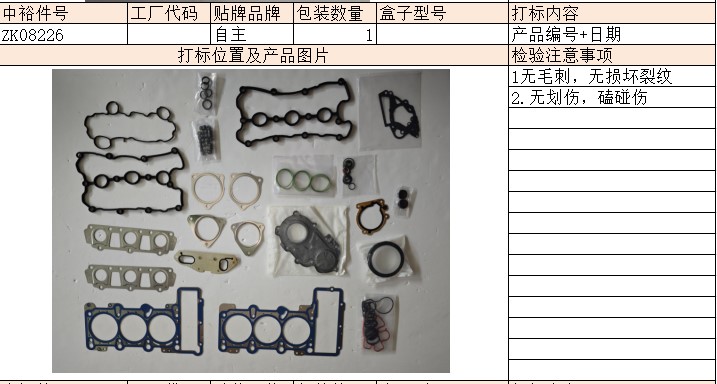 Overhaul Kit 3.0（Cgw Caj Cjt)