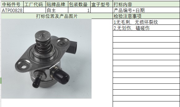 High Pressure Oil Pump