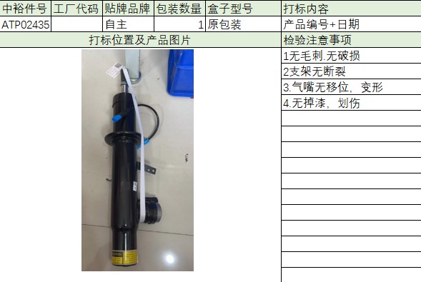 Right Front Shock Absorber