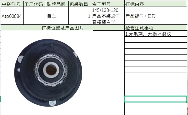 Front Reducer Rubber