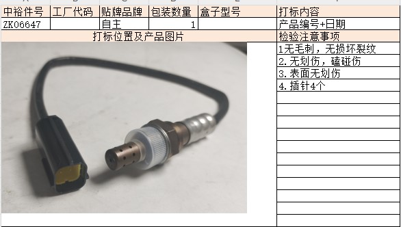 Oxygen Sensor