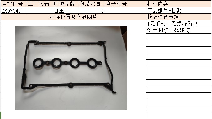 Valve Cover Gasket