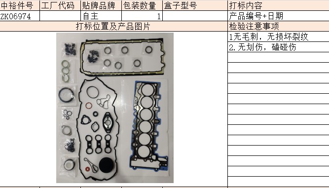 Engine Overhaul Kit