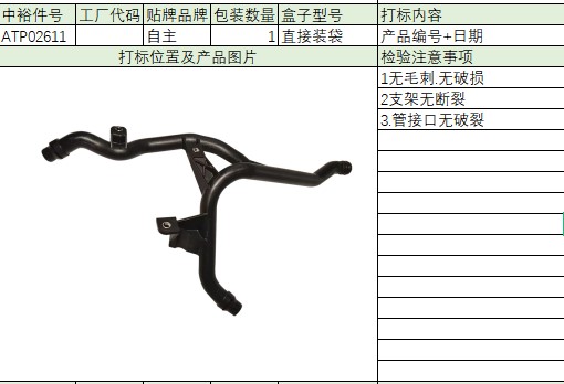 Thermostat Water Pipe