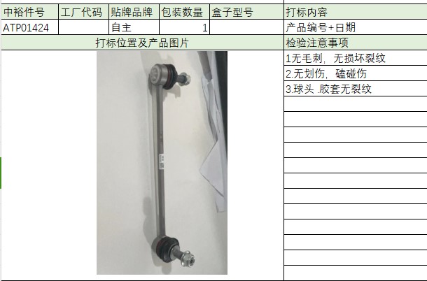 Balancing Rod Ball Headl/R