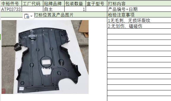 Engine Lower Guard Plateplastic