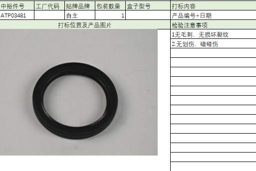 Gearbox Front Oil Seal