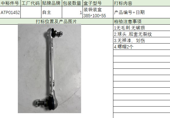 Front Stabilizer Bar Ball Jointl