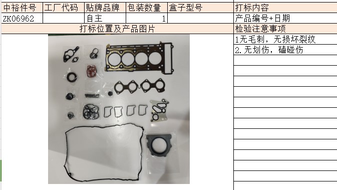 Engine Overhaul Kit