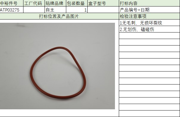 Fuel Filter Rubber Ring