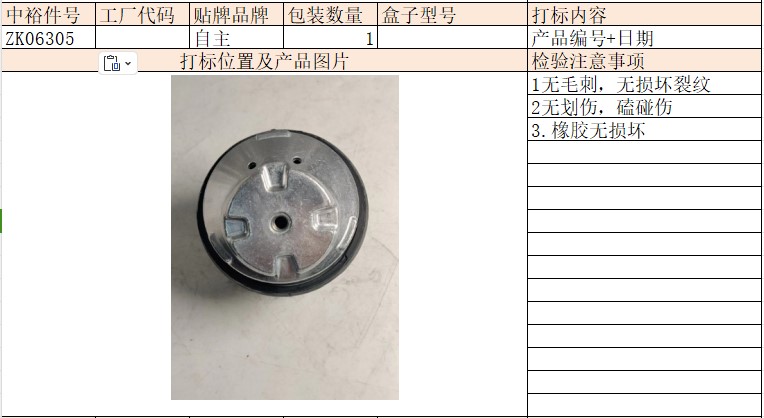 Right Front Engine Mount Rubber