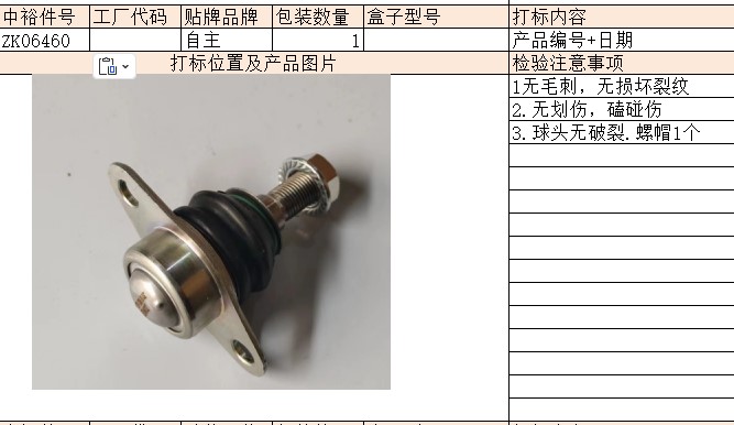 Lower Ball Head (Left/Right)