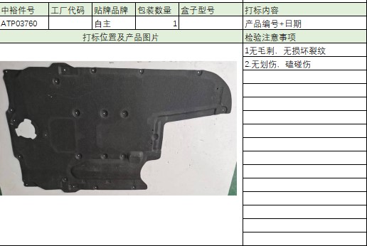 Gearbox Lower Guard Plate