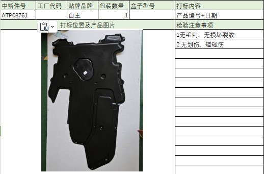 Gearbox Lower Guard Plate