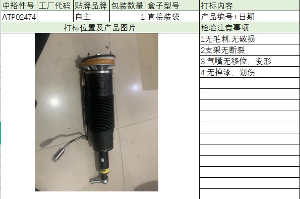 Right Front Shock Absorber