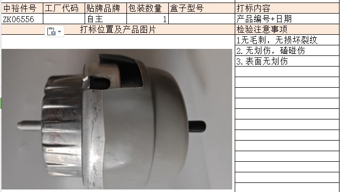 Right Engine Mount Rubber