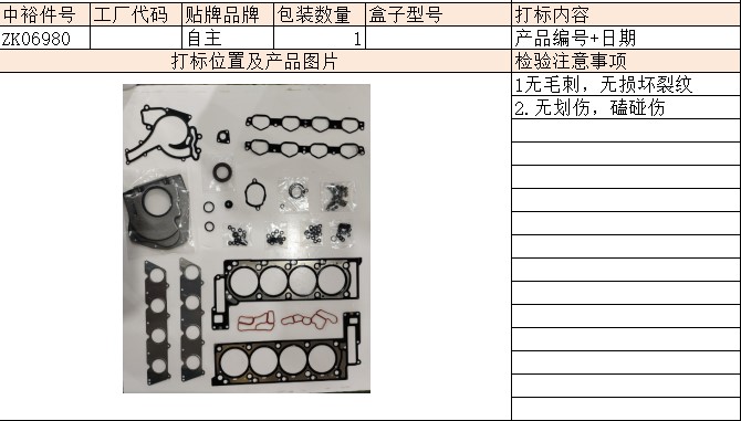 Engine Overhaul Kit