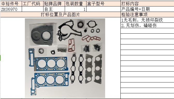 Engine Overhaul Kit