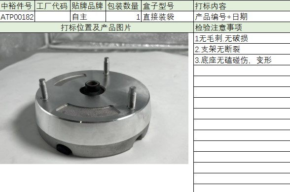 Front Top Tape Rubber Pad