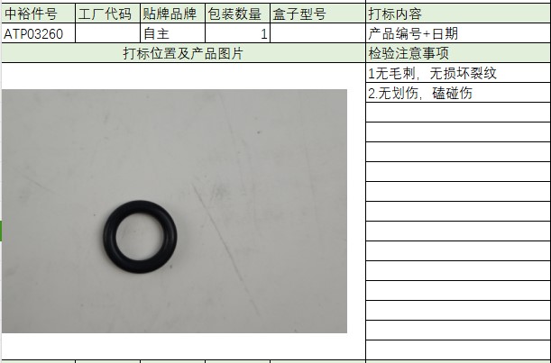 Air Conditioning Rubber Ring