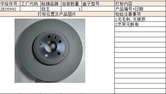 Front Brake Disc