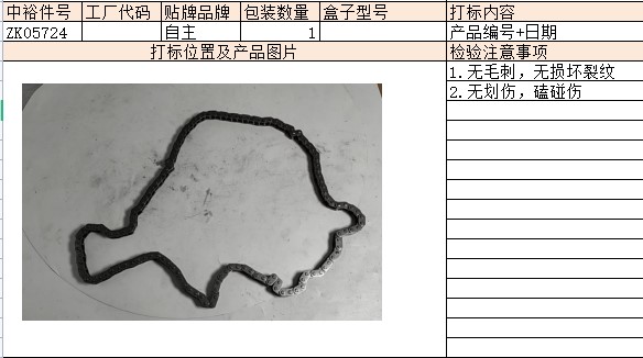 Oil Pump Chain