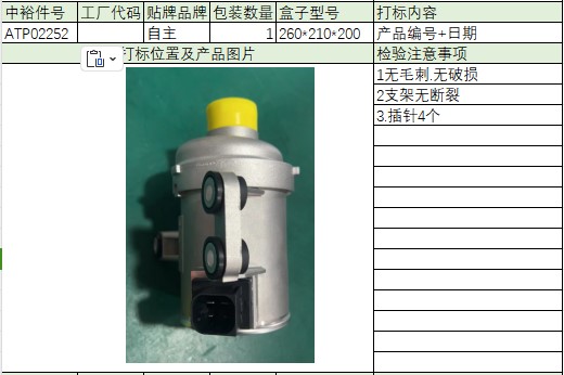 Electronic Water Pump