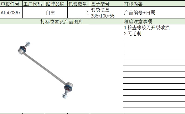 Front Stabilizer Bar Lifting Eye Lr