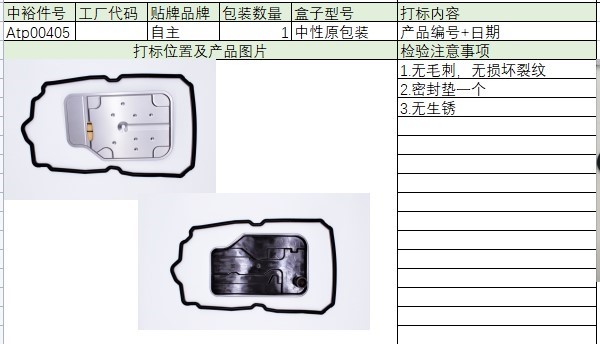 Transmission Filter Set