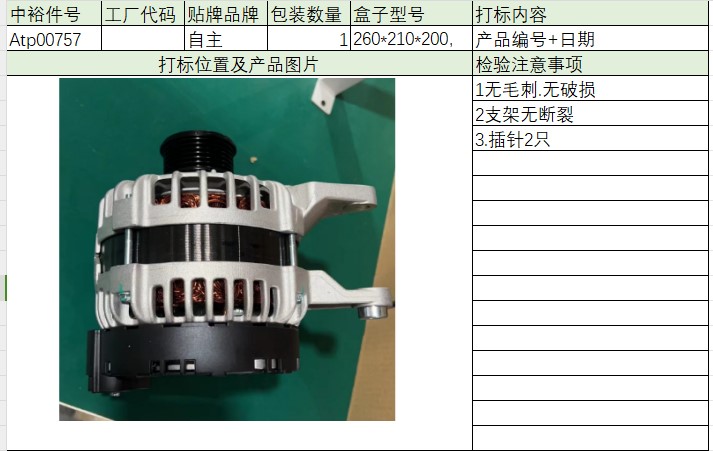 Dynamo(14V-175A)