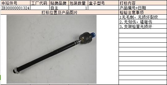 Steering Gear Inner Ball Joint (Left/Right)