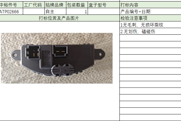 Blower Resistor