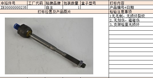 Steering Gear Inner Ball Joint (Left/Right)