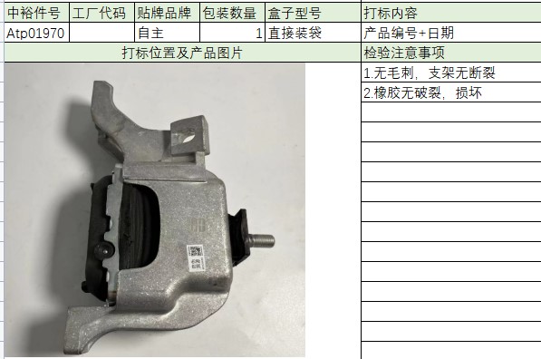 Engine Mount Adhesive